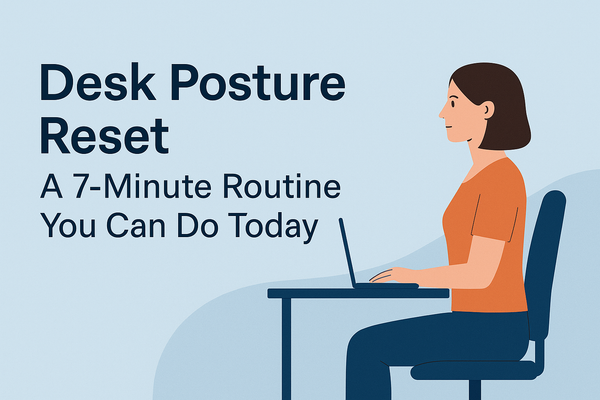 Desk Posture Reset: A 7-Minute Routine to Fix Your Sitting Posture