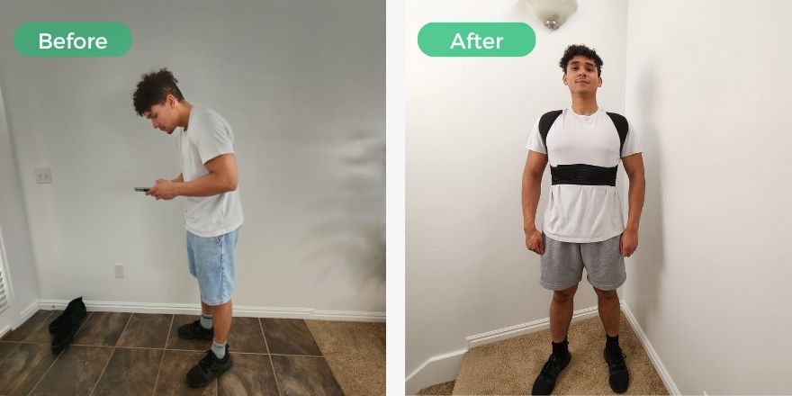 Posture Correction Program Before And After Posture Corrector – Cayatch