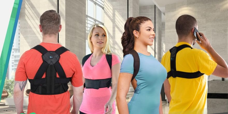 Posture Correction Program HSA/FSA Back Brace Posture Corrector for Back and Shoulder Pain Relief ...