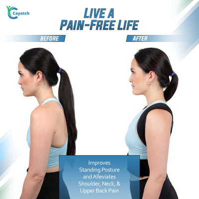 Alleviate Back Pain and Improve Your Posture with Best Back Brace Posture Corrector Belt (Vest Type - Full Back Support)