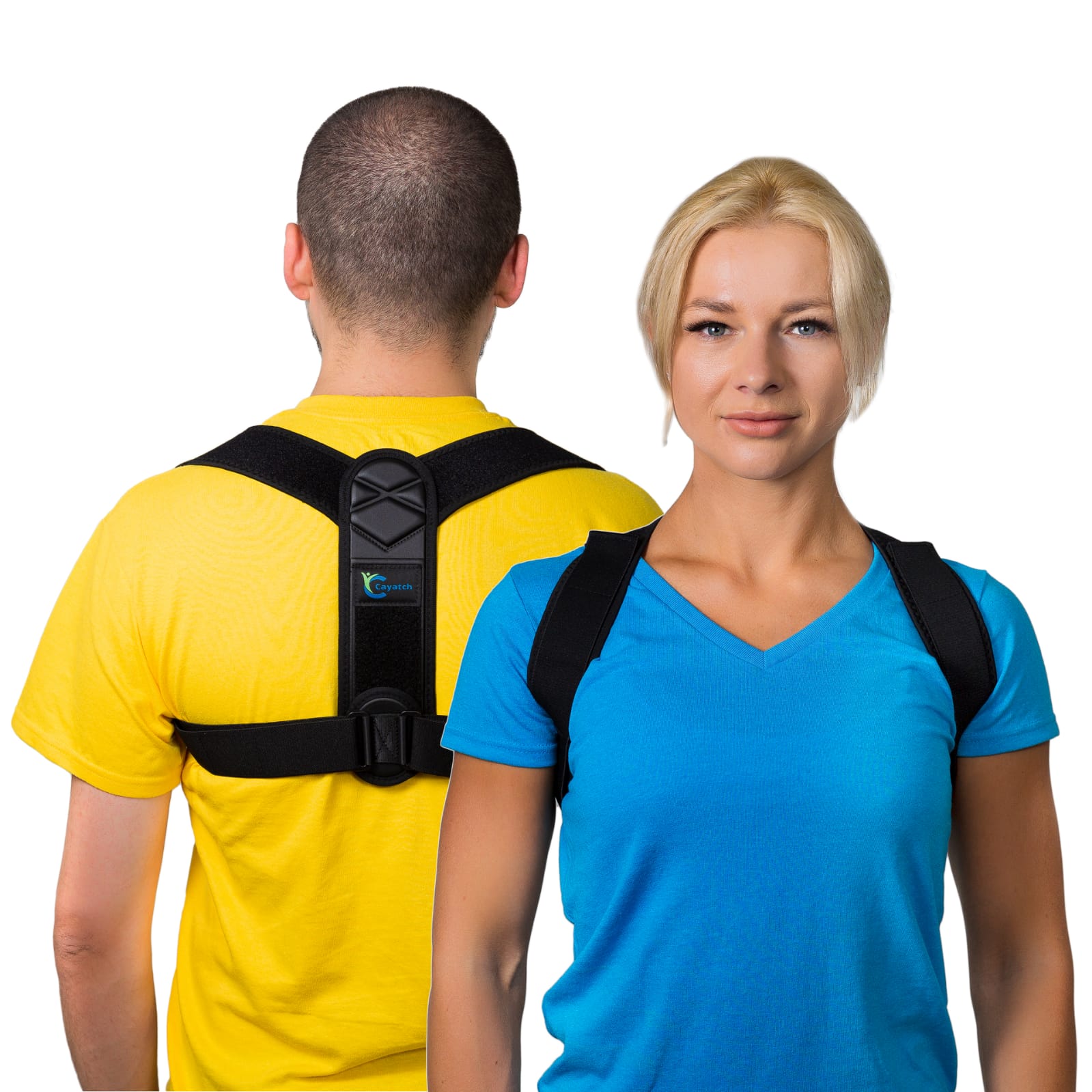 Orthopedic Best Back Brace Posture Corrector for Women & Men With Dual Adjustment System | One Size Fits Most